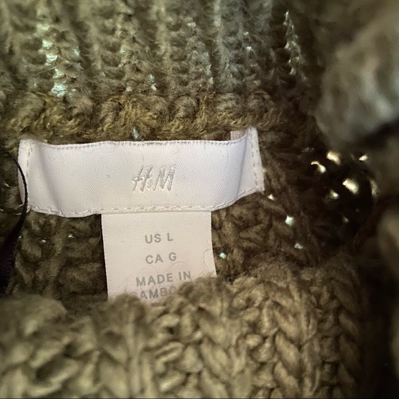 Cable Knit Cropped Chuncky Warm Sweater - Picture 4 of 4